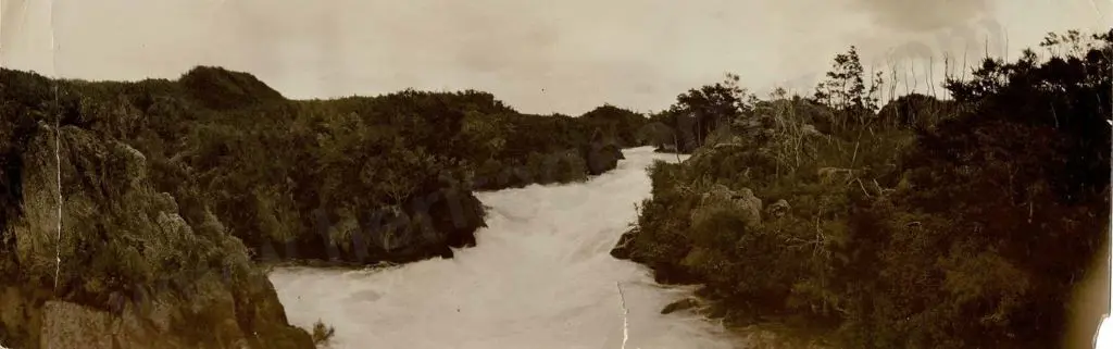 UNKNOWN - Waikato River below Huka Falls - Late 19th Century Image 1++