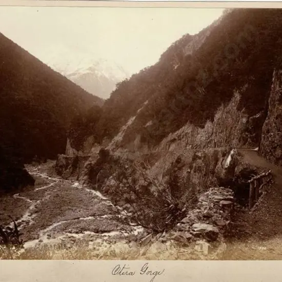 UNKNOWN - Otira Gorge, c. 1880
