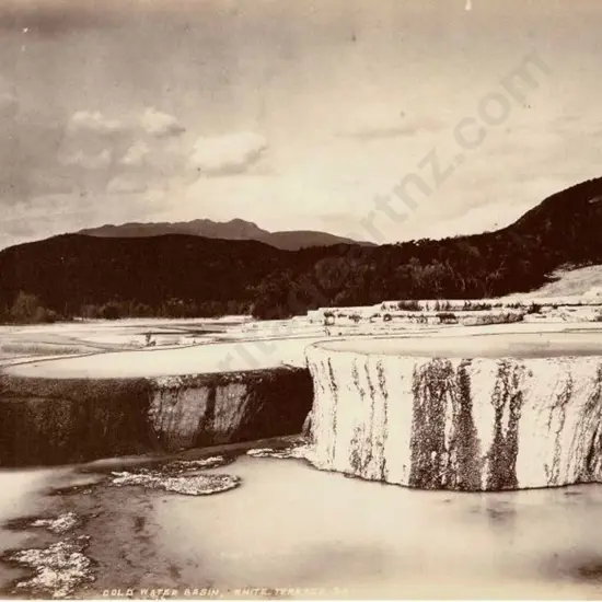 COXHEAD, Frank Arnold (1851-1908) - F.A.C. - Cold Water Basin - White Terraces, c.1880s
