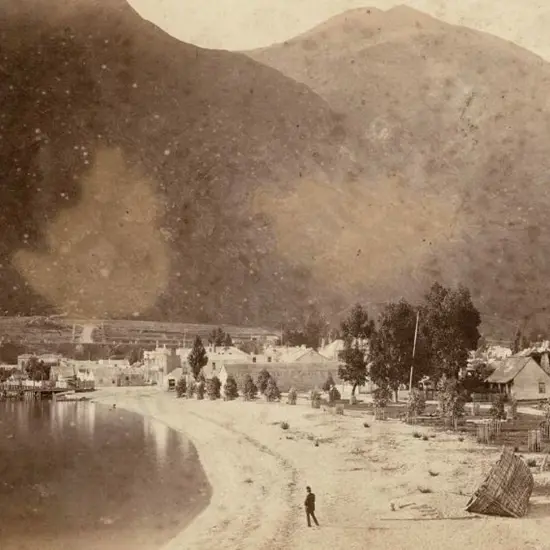 BURTON BROS - Dunedin (1870s-1890s) - Queenstown, c. 1880