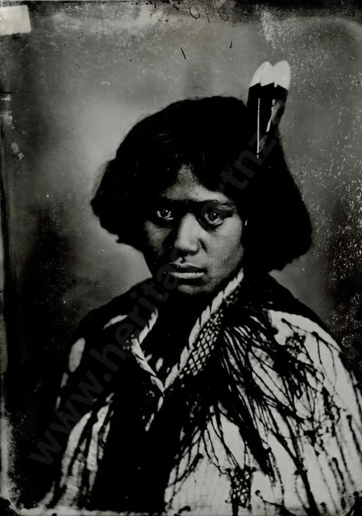 UNKNOWN - Unidentified Maori Woman Image 1++