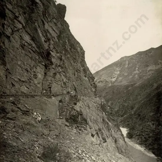 BURTON BROS - Dunedin (1870s-1890s) - Skippers Road, The Bluff, 1897