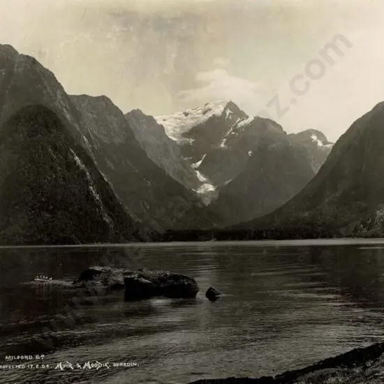 MUIR & MOODIE - Dunedin (1898-1916) - Milford Sound, 1904