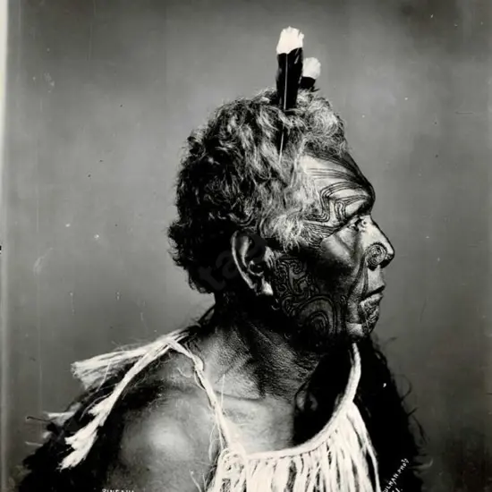 PULMAN, Elizabeth (1836-1900) - Pineaha Warekohai - Maori Warrior, Chief
