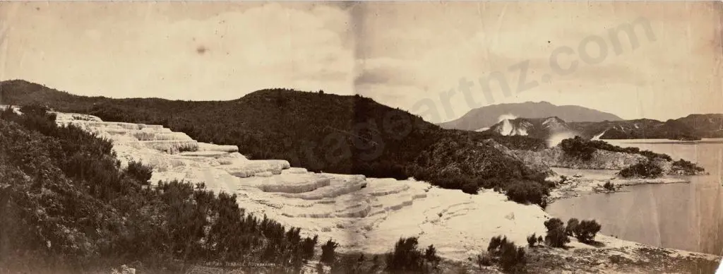 UNKNOWN - The Pink Terrace, Rotomahana, c.1880 Image 1++