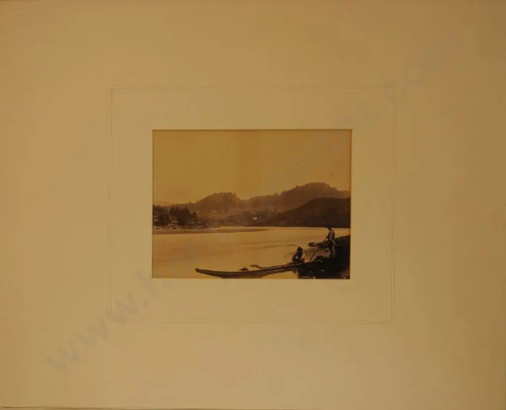 Attrib BURTON Bros - Dunedin (1870s-1890s)) - Pipiriki, Wanganui River, c.1880 Image 1++