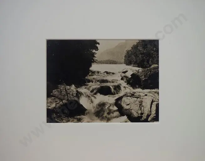 UNKNOWN Photographer - Where Mackenzie Seaforth Leaves Lake Ida Image 1++