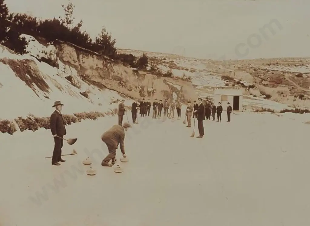 UNKNOWN photographer - Curling on Ice, July 12, 1904 Image 1++