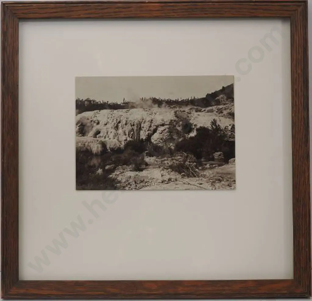 CLARK, Troughton (1890-1973) - Whakarewarewa, Rotorua c. 1930 Image 1++