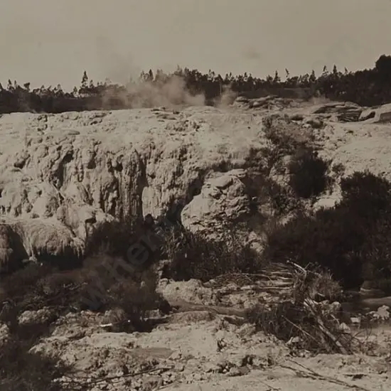 CLARK, Troughton (1890-1973) - Whakarewarewa, Rotorua c. 1930