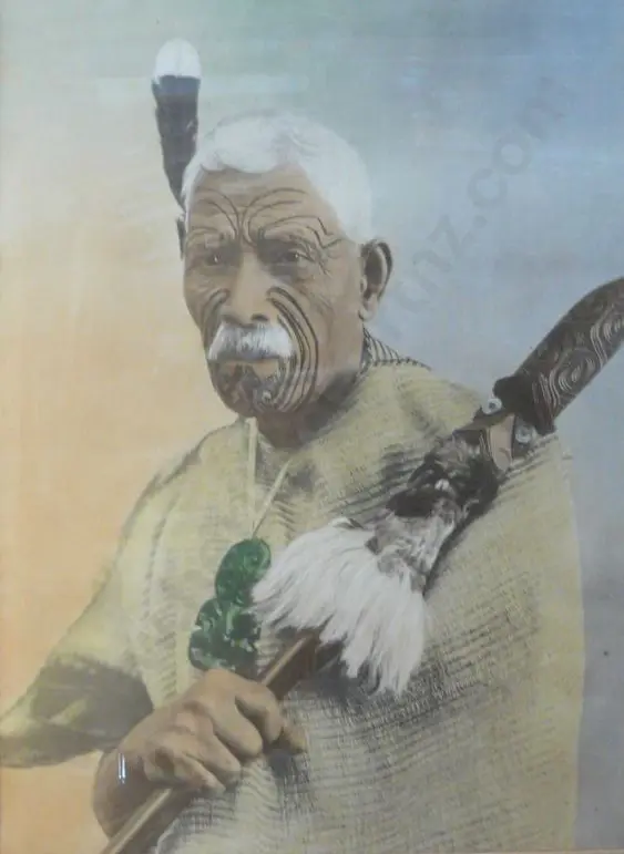 UNKNOWN Photographer - Maori Chief Image 1++