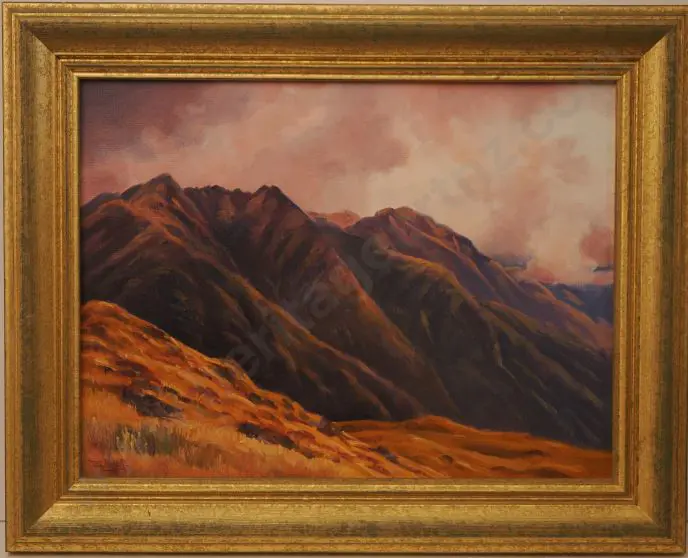PAPPS, Ernest (1929-) - Storm over  the Tararuas Image 1++
