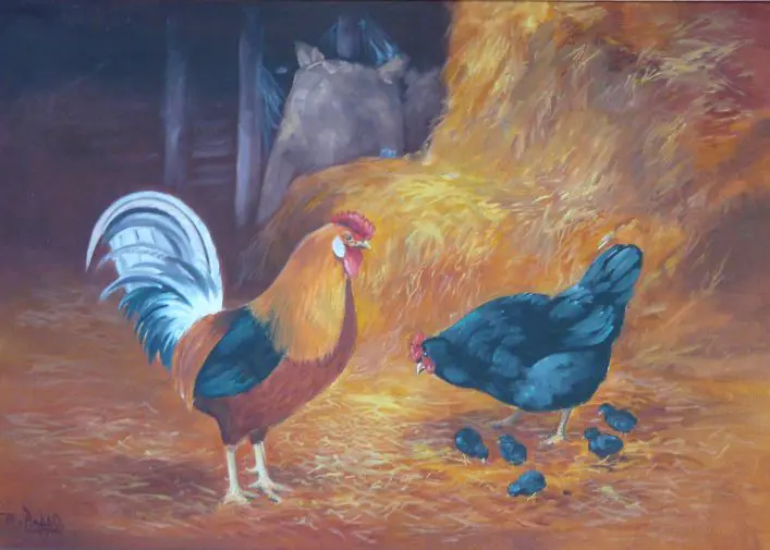 PAPPS, Ernest (1929-) - The Barn Series Image 1++