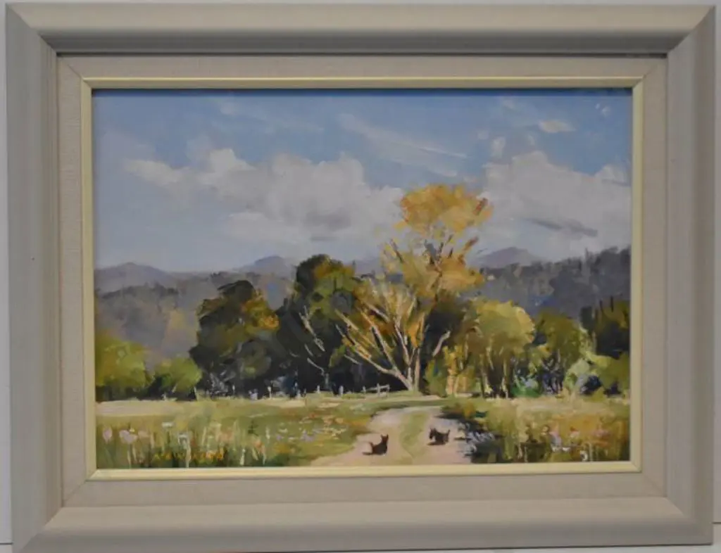 WLSON, Nigel (1957-) - Kimberley on the Dog Walk Image 1++
