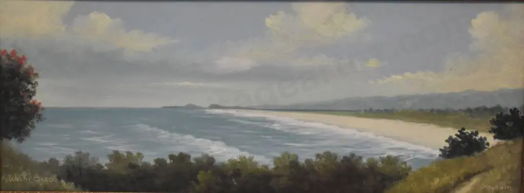 MAYCLAIR, J (1881-1956) - Waihi Beach Image 1++
