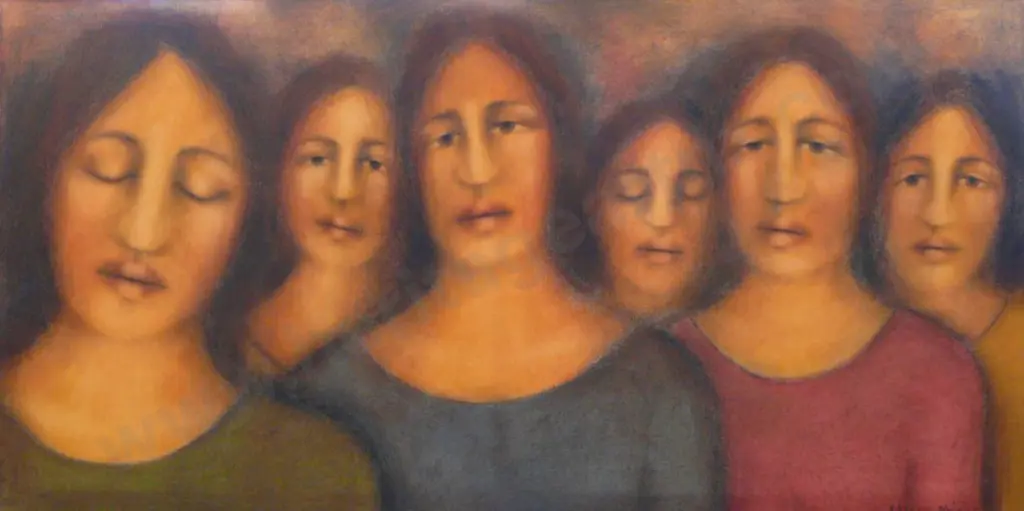 MEIRING, Dalene (1965-) - Soul Sisters - Six Faces Image 1++