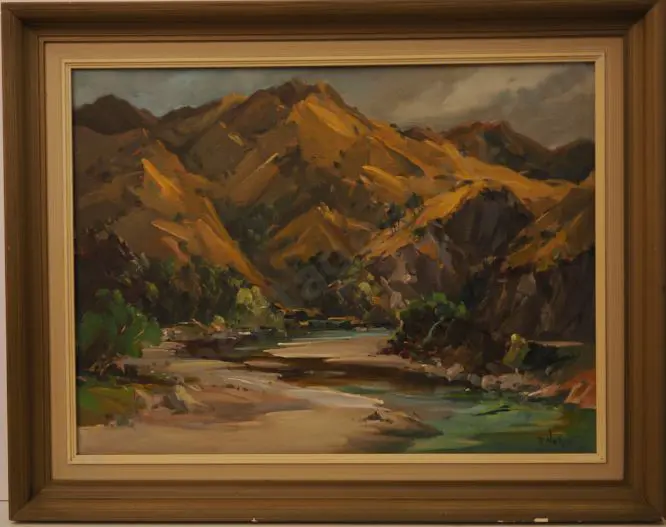 NEILSON, Don R. (1924-2013) - Summer's Gold, Wairarapa Image 1++