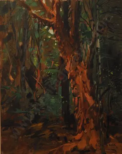 BADCOCK, Douglas (1922-2009) - Forest Scene Image 1++