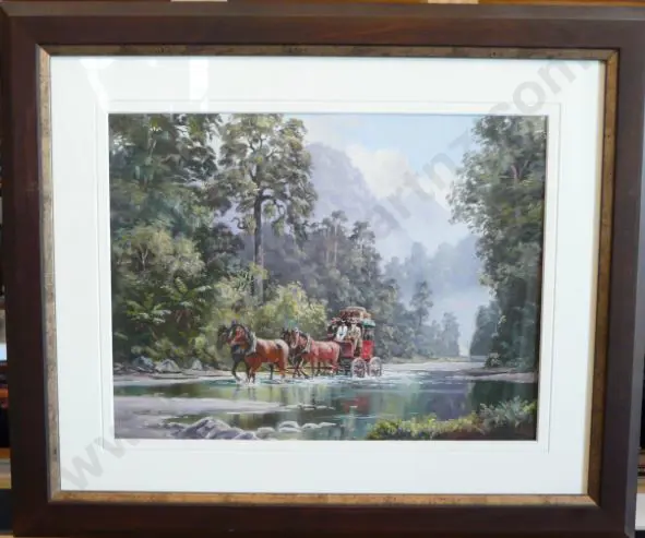 PAPPS, Ernest (1929-) - The River Crossing Image 1++