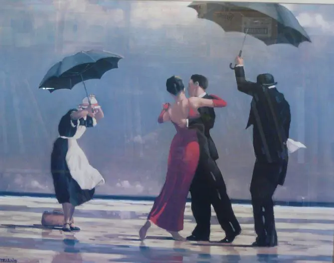 VETTRIANO, Jack (1951-2025) - The Singing Butler - Dancing on the Seashore Image 1++