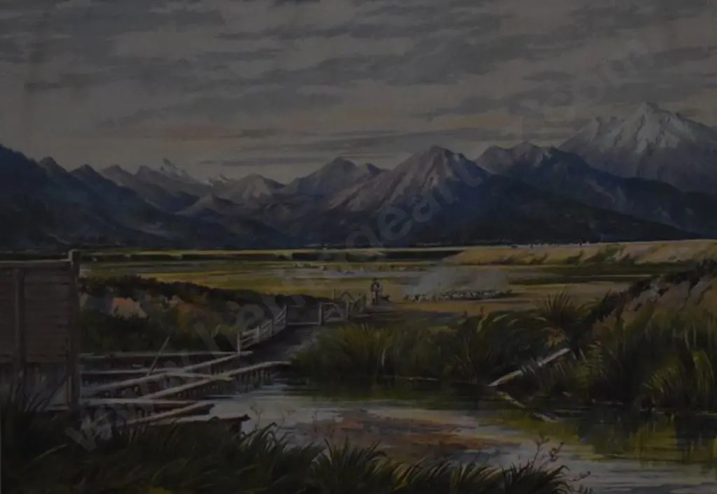 BARRAUD, Charles Decimus (1822-1897) - Mount Alford - 1877 Image 1++