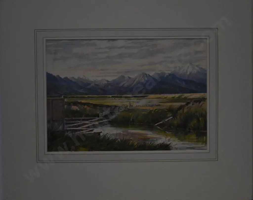 BARRAUD, Charles Decimus (1822-1897) - Mount Alford - 1877 Image 1++