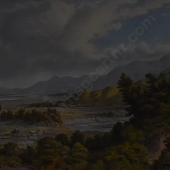 BARRAUD, Charles Decimus (1822-1897) - Lake Wairarapa - 1877