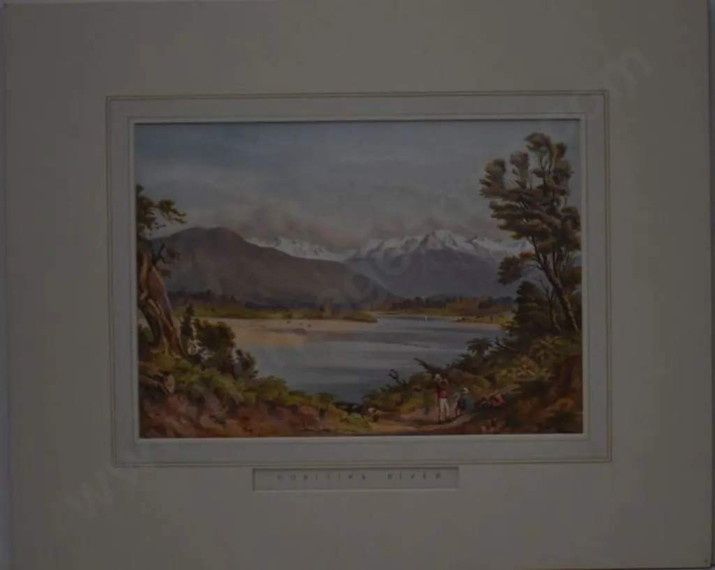 BARRAUD, Charles Decimus (1822-1897) - Hokitika River - 1877 Image 1++