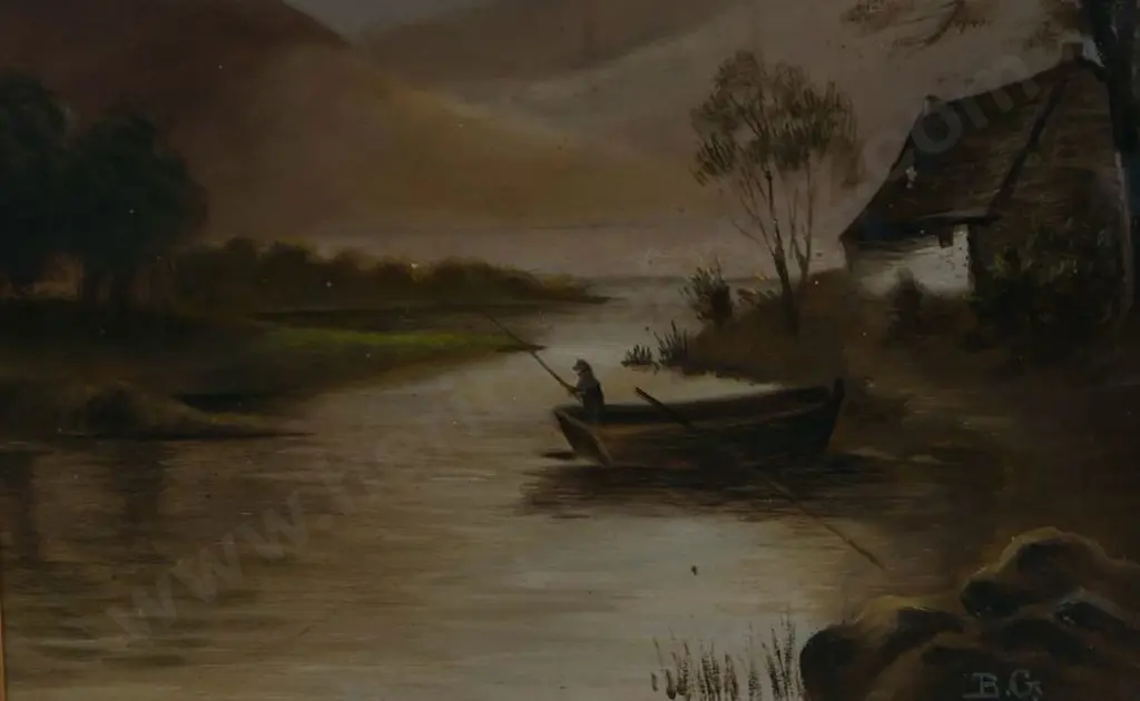 B.G. - Fishing by Forest Path Image 1++