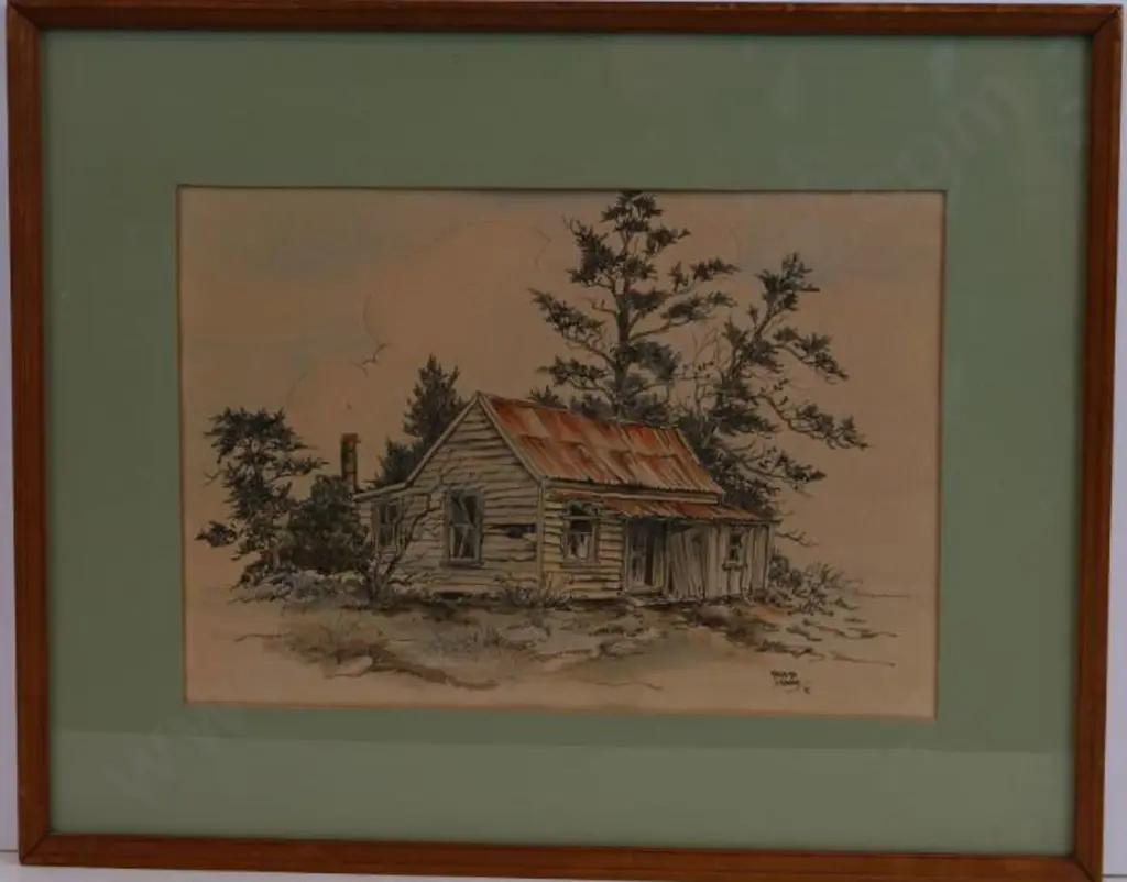 GRAHAM, Marama (1927-2021) - Blackberry House, Waihue, Northern Wairoa Image 1++