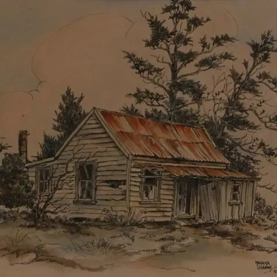 GRAHAM, Marama (1927-2021) - Blackberry House, Waihue, Northern Wairoa