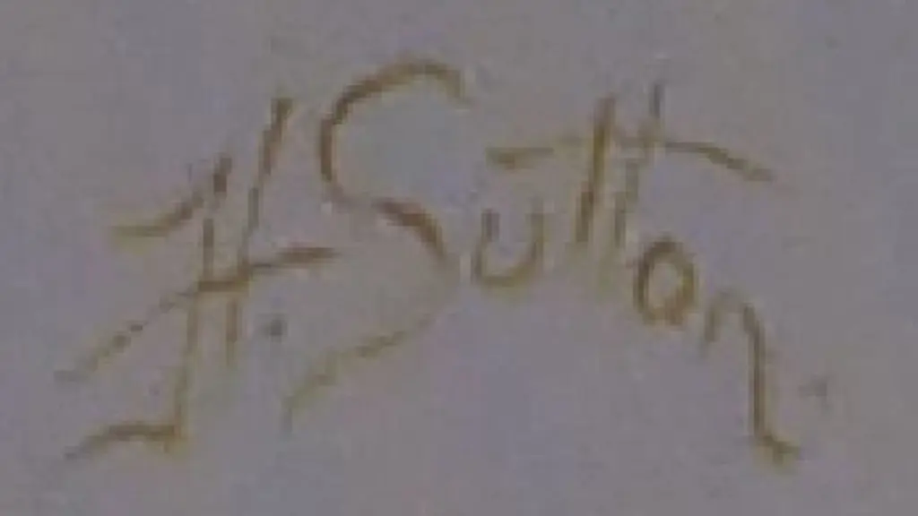 SUTTON, H. - Saddleback on Kowhai Tree Image 1++