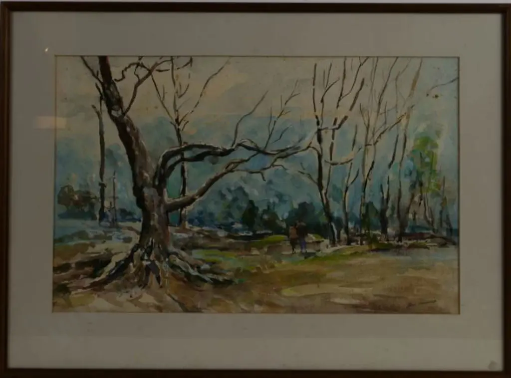 HAMMOND, Jack (1913-2009) - People Walking Woodland Path Image 1++