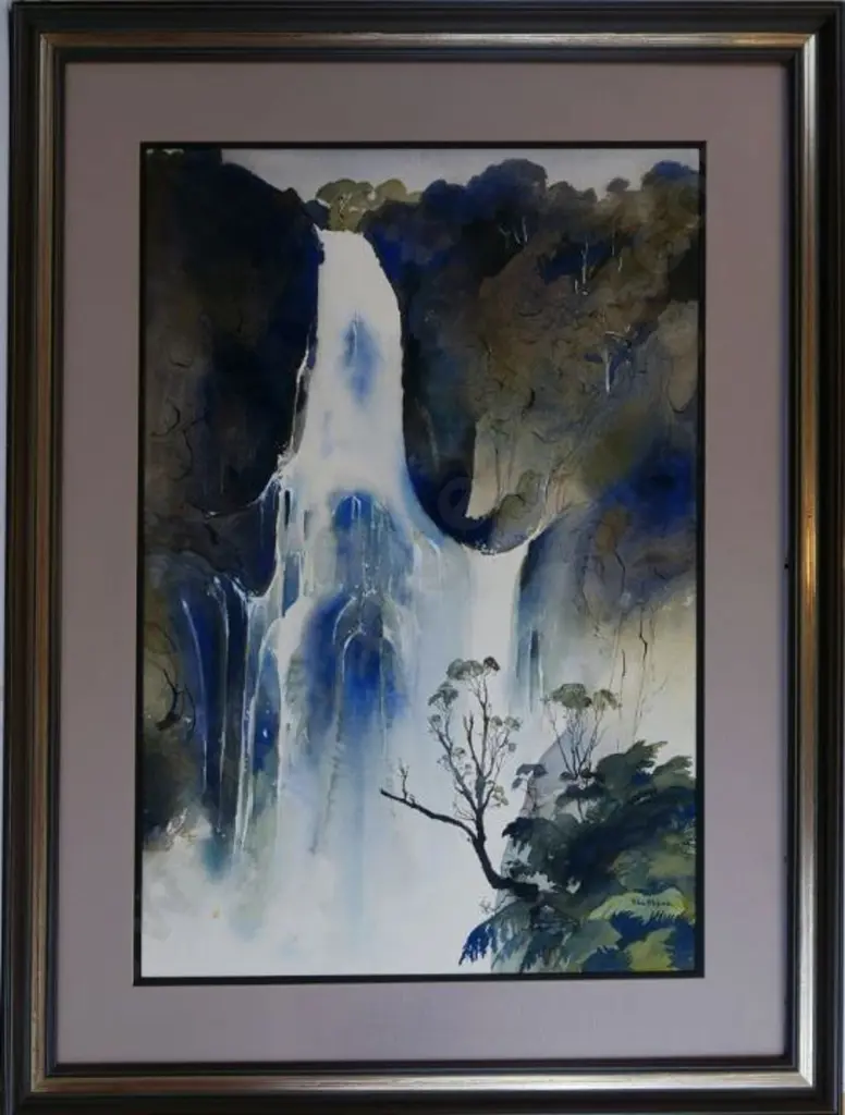 McINTYRE, Peter (1910-1995) - King Country Waterfall Image 1++