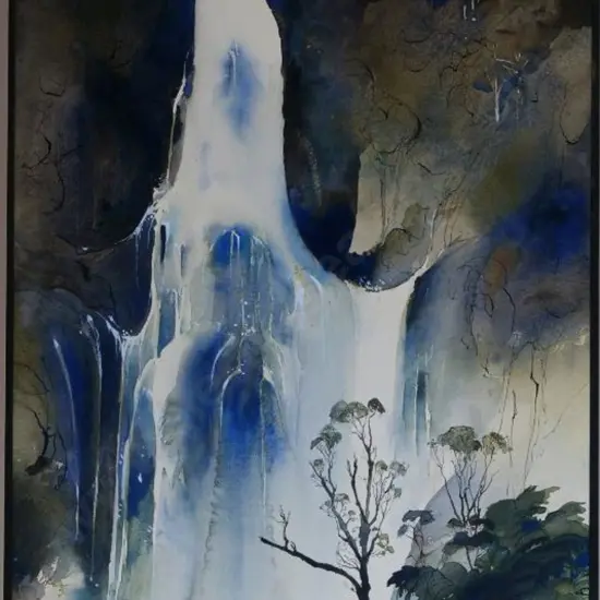 McINTYRE, Peter (1910-1995) - King Country Waterfall