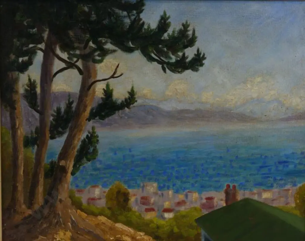 PEARSON, Florence - Wellington from Bidwell Street, 1963 Image 1++