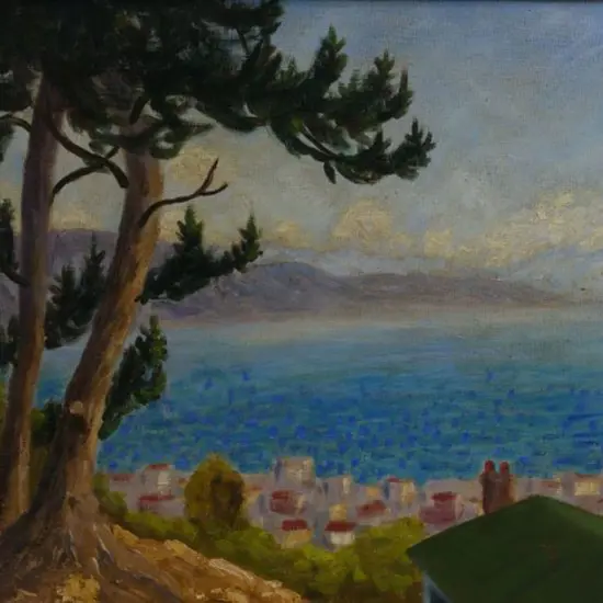 PEARSON, Florence - Wellington from Bidwell Street, 1963