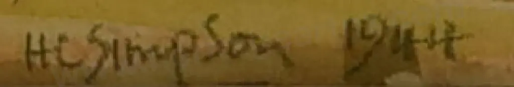 SIMPSON, Herbert Clarke (1879-1966) - Australian Bush, 1944 Image 1++