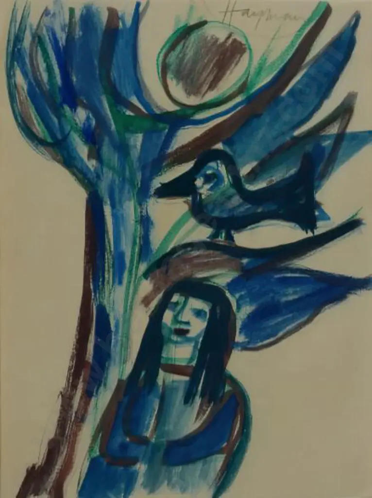 HAYMAN, Patrick (1915-1988) - Girl with a Bird Image 1++