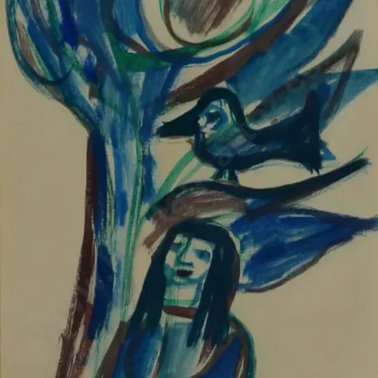 HAYMAN, Patrick (1915-1988) - Girl with a Bird