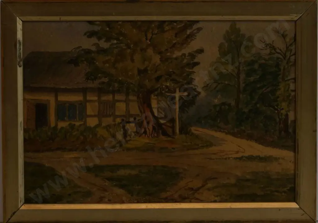 UNKNOWN Artist - English Cottage Image 1++