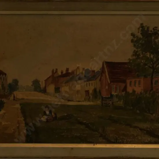 UNKNOWN Artist - English Village 19th Cent.