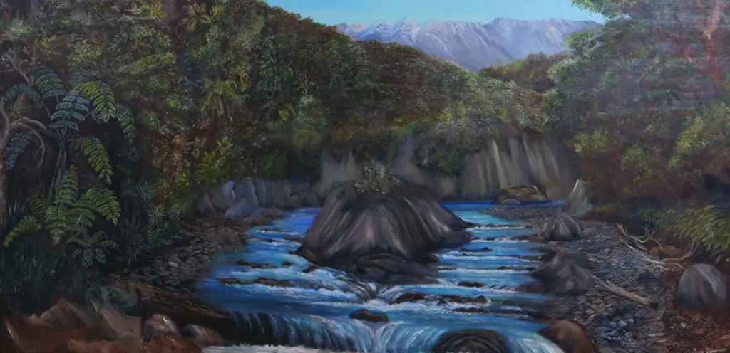 STEVENSON, Ernie - Mountain Stream, 1972 Image 1++