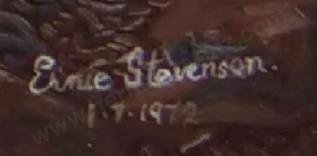 STEVENSON, Ernie - Mountain Stream, 1972 Image 1++