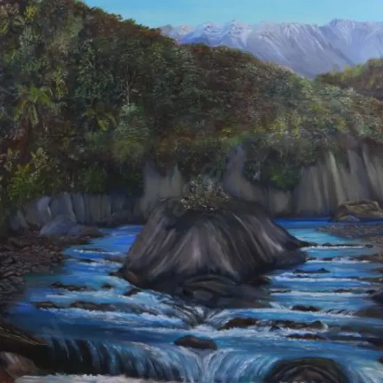 STEVENSON, Ernie - Mountain Stream, 1972