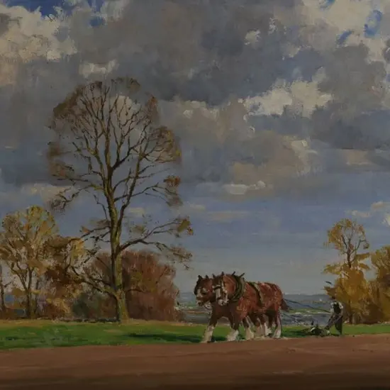 NOBLE, John  - Autumn Ploughing