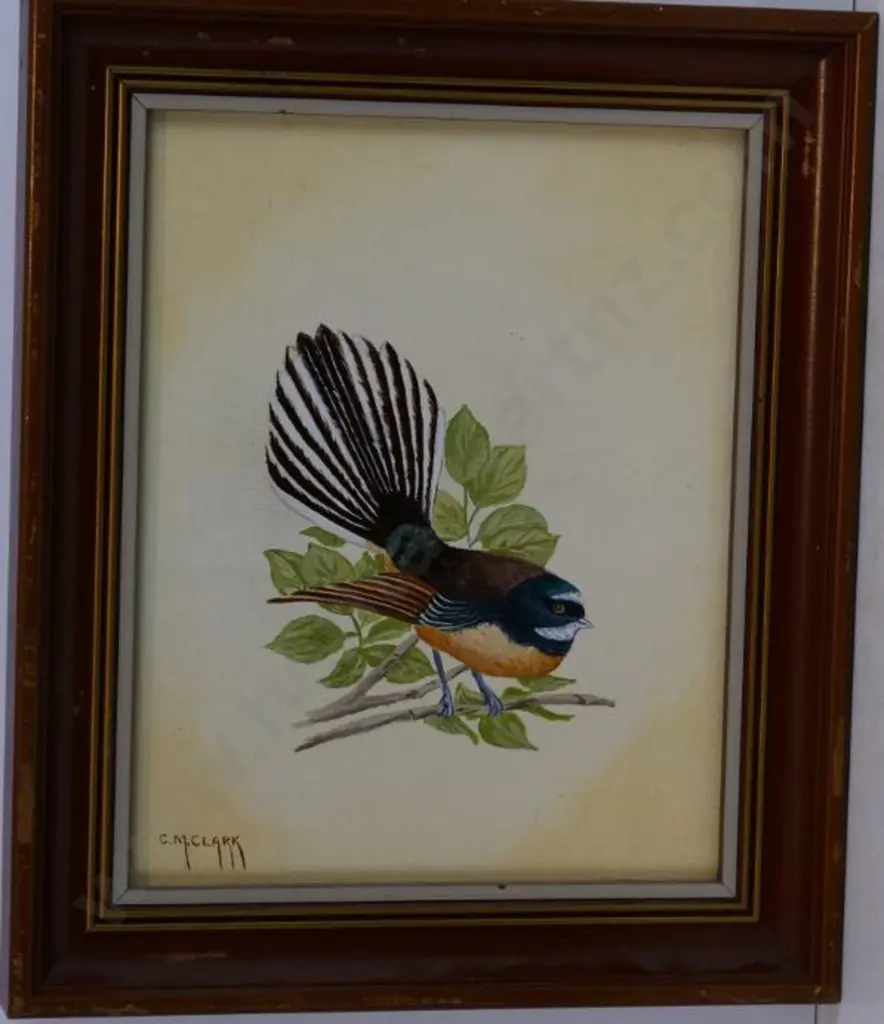 CLARK, Christina M. (Active 1970s) - New Zealand Fantail Image 1++