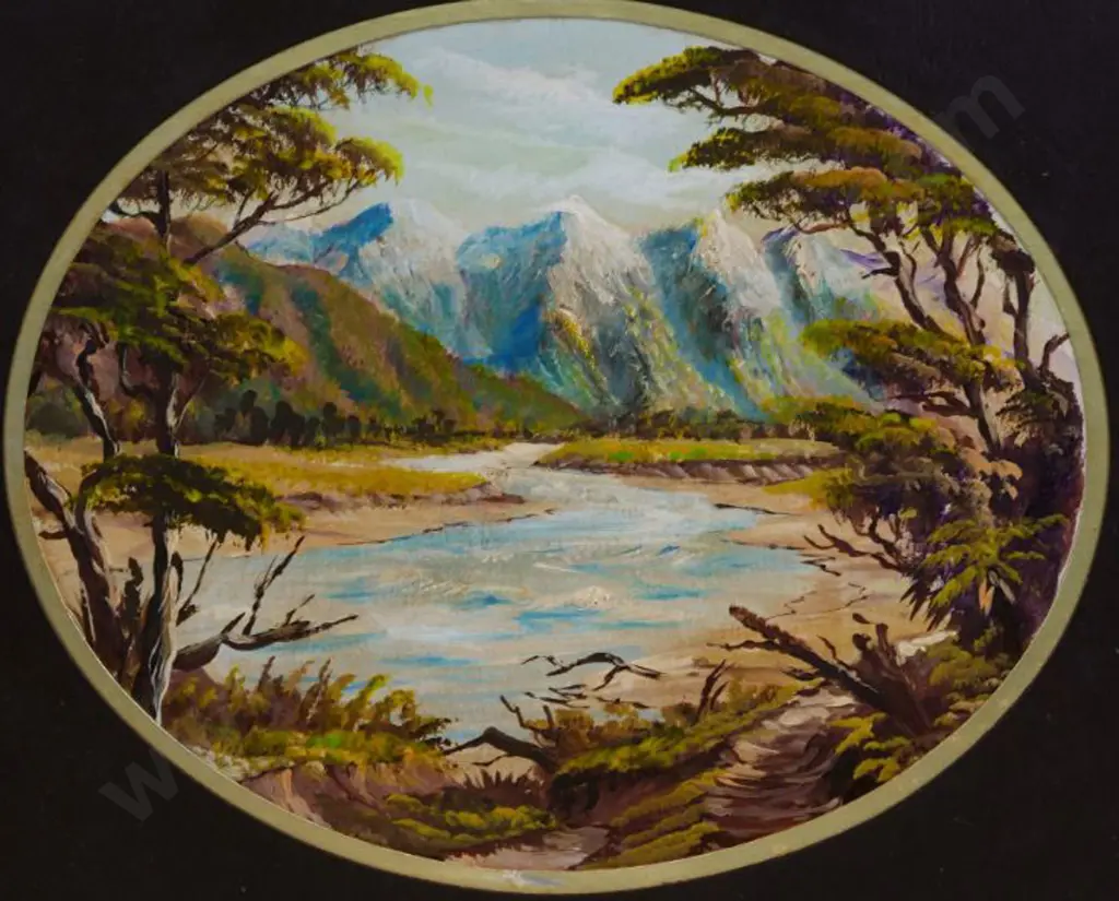 O'SULLIVAN, P.J. (Active 1980s) - Hokitika River Image 1++