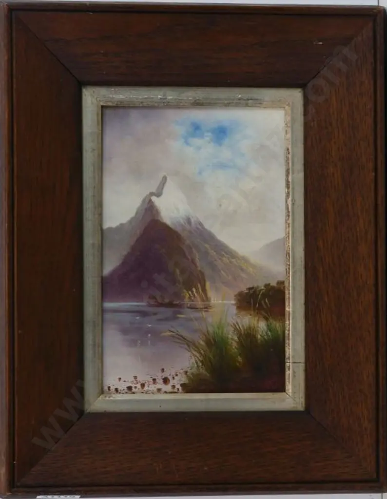 KIRKWOOD, Harry William (1854-1925) - Mitre Peak in Fiordland Image 1++