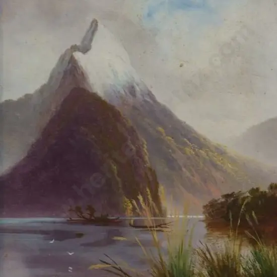 KIRKWOOD, Harry William (1854-1925) - Mitre Peak in Fiordland